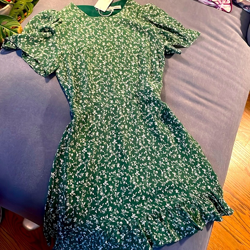 STUNNING feminine flattering Snatched waist NWT reformation Beasley dress 6 💋